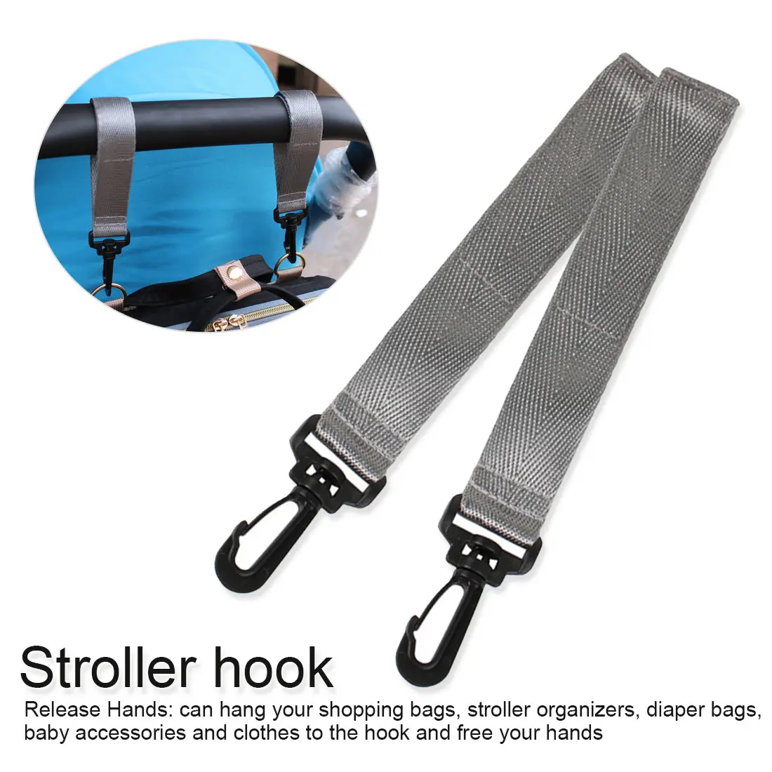 

Baby Stroller Accessories Hook Multifunction Baby Stroller Black High Quality Wheelchair Stroller Pram Carriage Hanger Bag Hook