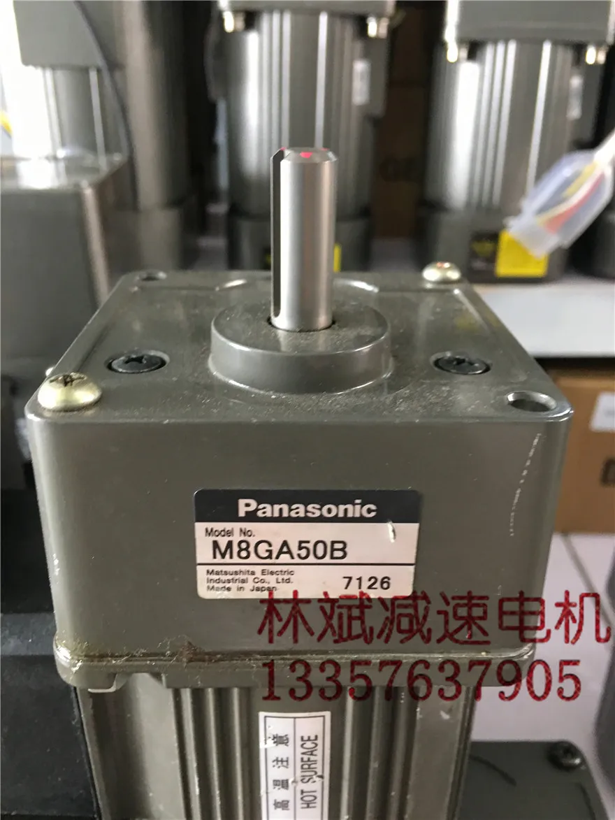 Используется япония импортный Panasonic 25W220V инвертор M8MA25GT4Y замедление фиксированной скорости двигателя M8GA50B20B