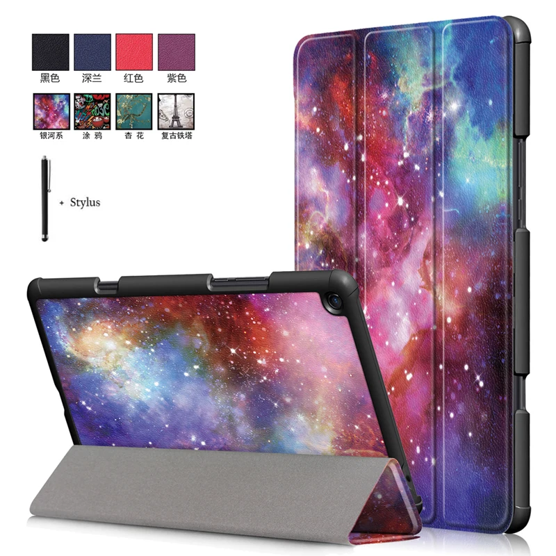 

Funda For Xiaomi mi Pad 4 Plus 10.1 inch Print Case For Xiaomi mipad 4 Plus 10.1'' Wake Sleep Flip Leather Stand Cover+Stylus