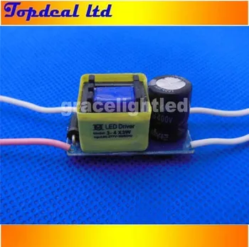 

10pcs/lot 3X3W led driver, 3*3W driver, 9W 12w 3-4x3w lamp driver, 85-265V input for E27 GU10 E14 LED lamp