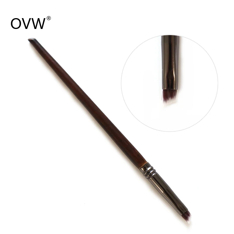 

OVW Firm Detail Makeup Brush Angled Eyebrow Brush 1 Piece Nylon Hair Bevel Liquid Powder Cosmetics Tools pinceau maquillage