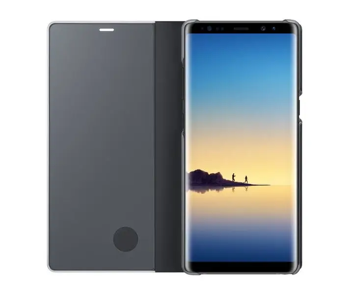 Вертикальный зеркальный защитный чехол для телефона samsung Galaxy Note8 N9500 N950F Note 8 4 цвета