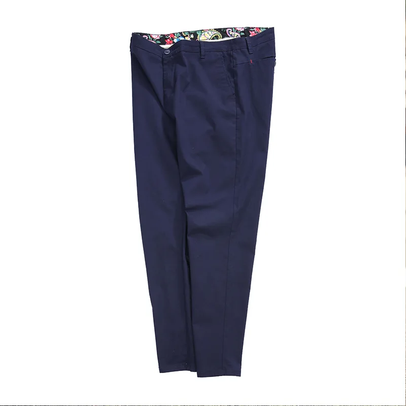 Royal blue Модные повседневные брюки высокого класса, Брендовые мужские одноцветные разноцветные свободные брюки большого размера, Классические повседневные брюки для девушек - Цвет: Royal blue
