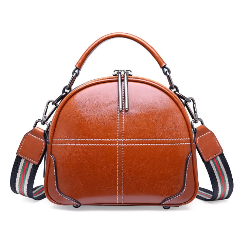

New Style Small Shell Handbags High Quality Casual Female Bags Genuine Leather Brand Shoulder Messenger Bag Ladies Handbag