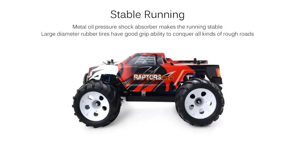 LeadingStar zd Racing MT-16 1/16 2,4G 4WD RC щетка для машины уменьшенного использования пластин