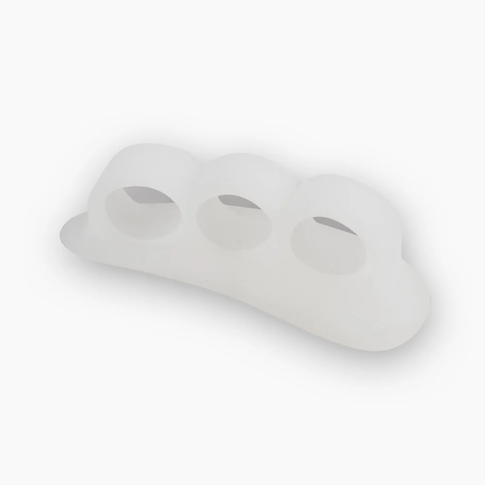 

Toe Pads - Corrector & Straightener for Curled, Curved, Claw & Mallet Toe Relief - Right & Left Gel Support Crest Cushion