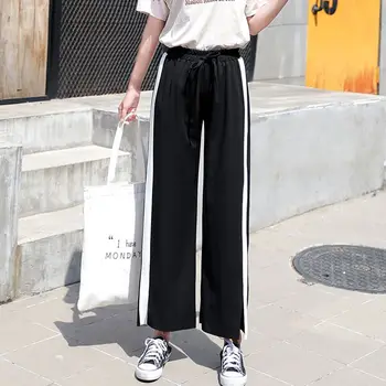 

Summer Striped Casual Pant All-match Loose Long Pants For Women Fashion Trouser