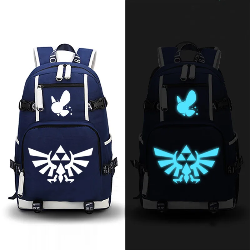 Дешево Легенда о Зельде печать школьные сумки Zelda Back Pack дорожный рюкзак Mochila Feminina холст рюкзак для ноутбука большая сумка для книг