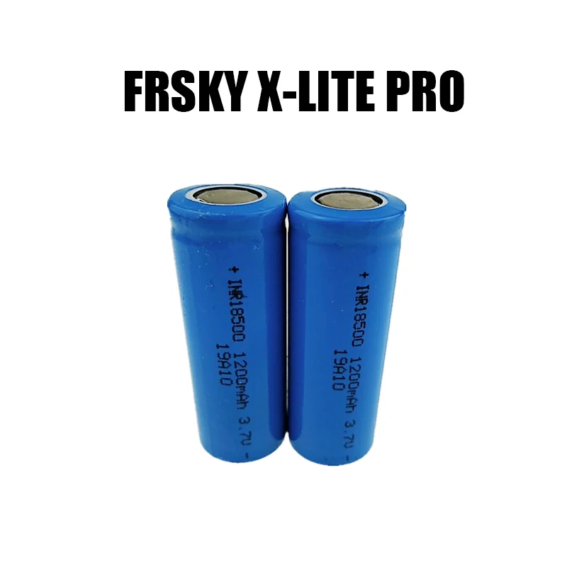 

2pcs/lot ICR INR 18500 Li-ion Rechargable Battery 3.7V 1200mAh with free charger for Frsky X-Lite Pro