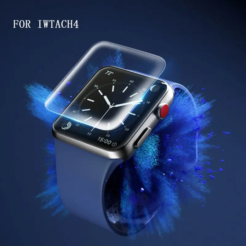 Мягкая ТПУ 3D Защитная пленка для iWatch Apple Watch Series 4 40 мм 44 мм