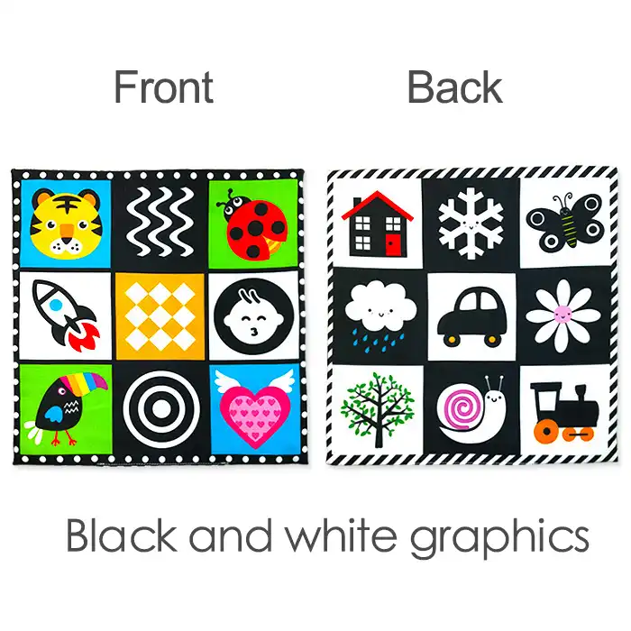 black and white newborn toys