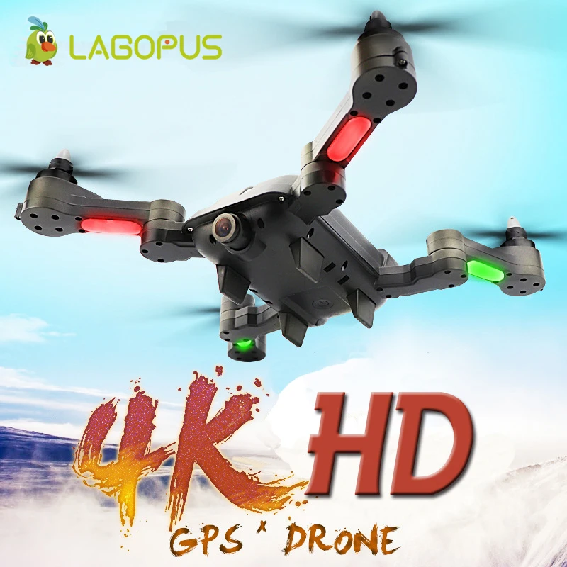 Дрон Lagopus 4K с HD камерой RC Квадрокоптер gps WIFI FPV камера|Радиоуправляемые вертолеты| |