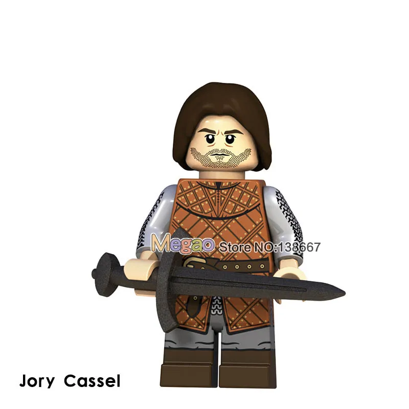 

Single XP043 Game of Thrones Eddard Stark Spear Sword Infantry Jory Cassel Ice and Fire Building Blocks Toys Gifts for Children
