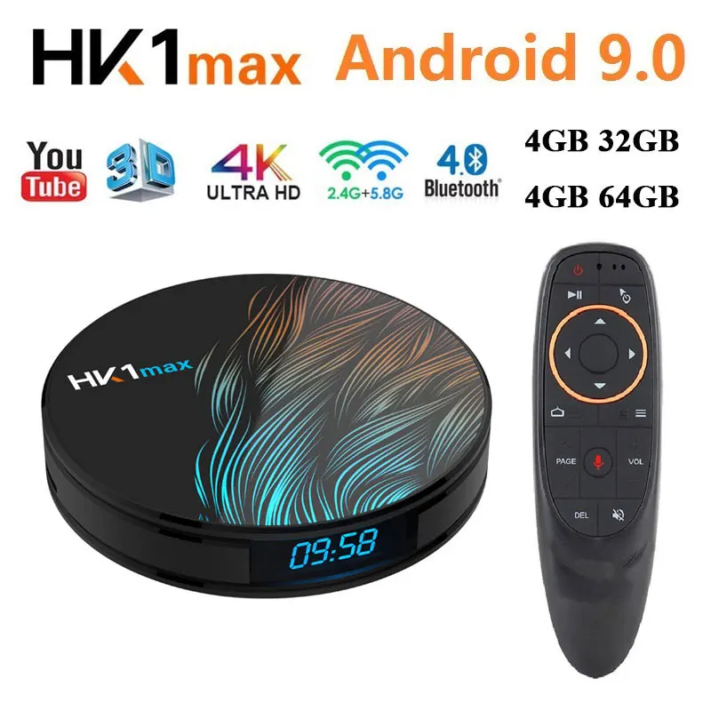 Android box HK1 MAX RAM 4GB ROM 32GB 64GB RK3328 Android 9.0 support 2.4/5G WIFI 4K H.265 Google Play smart tv box pk h96MAX Android box HK1 MAX RAM 4GB ROM 32GB 64GB RK3328 Android 9.0 support 2.4/5G WIFI 4K H.265 Google Play smart tv box pk h96MAX