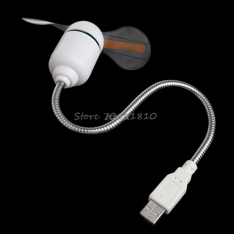 USB светодиодный гибкий фонарь Вентилятор охлаждения DIY Программа Editable сообщение
