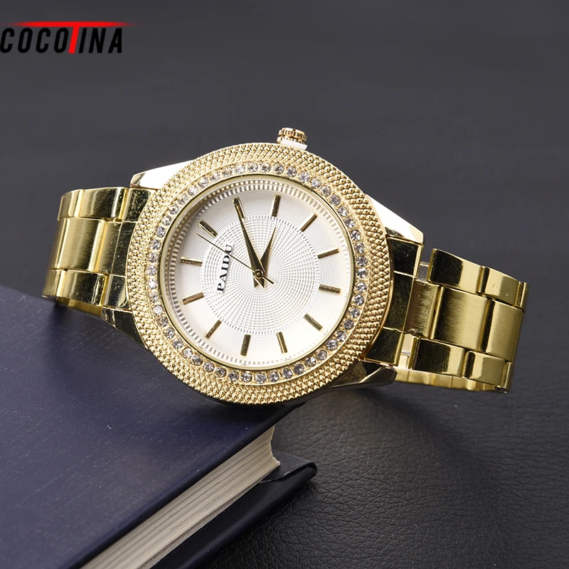 

COCOTINA 2016 high quality women watch fashion brand Casual Luxury quartz clock stianless steel Rhinestones watch #WT0102