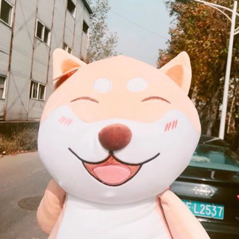 pop soft cartoon husky plush toy stuffed anime Shiba Inu  Bulldog Pugs Dachshund doll animals pillow gift for kids 31inch 80cm DY61956(26)