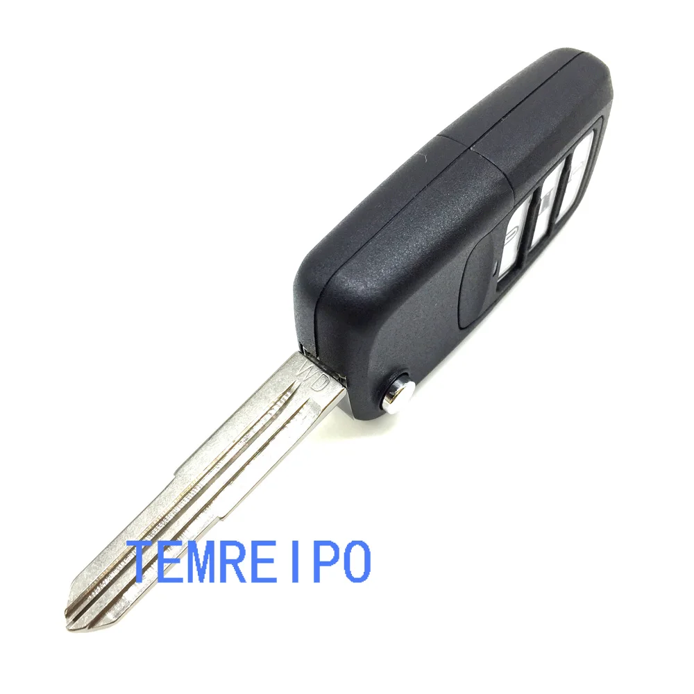 10 шт./лот 3 кнопки Замена складной пульт дистанционного управления ключ оболочки для Chevrolet CAPATIVA флип-ключ для автомобиля fob чехол