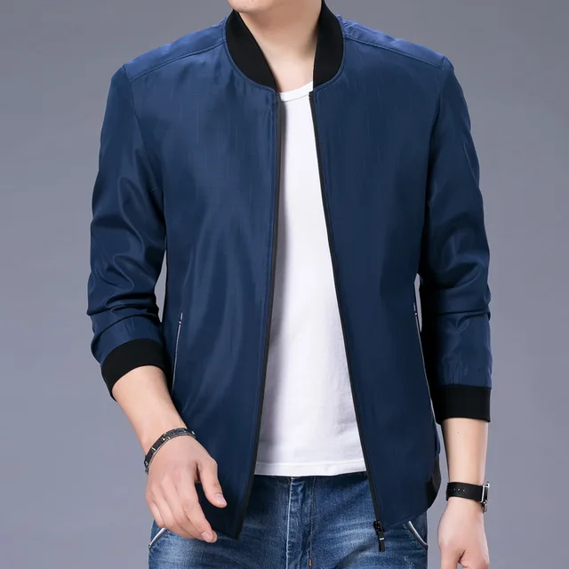 2018 Mens Spring Summer Jackets Casual Thin Male Windbreakers College ...