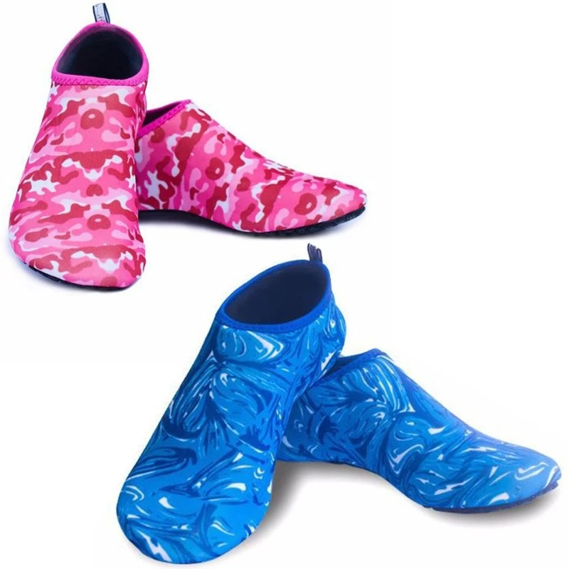 

THINKTHENDO Unisex Diving Snorkeling Socks Camouflage Swimming Beach Water Barefoot Shoes