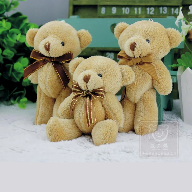 Четыре вида галстук-бабочка Kawaii игрушки в виде животных с плюшевой набивкой 12 шт./лот медведь плюшевые игрушки куклы детские игрушки кулон подарок на день рождения