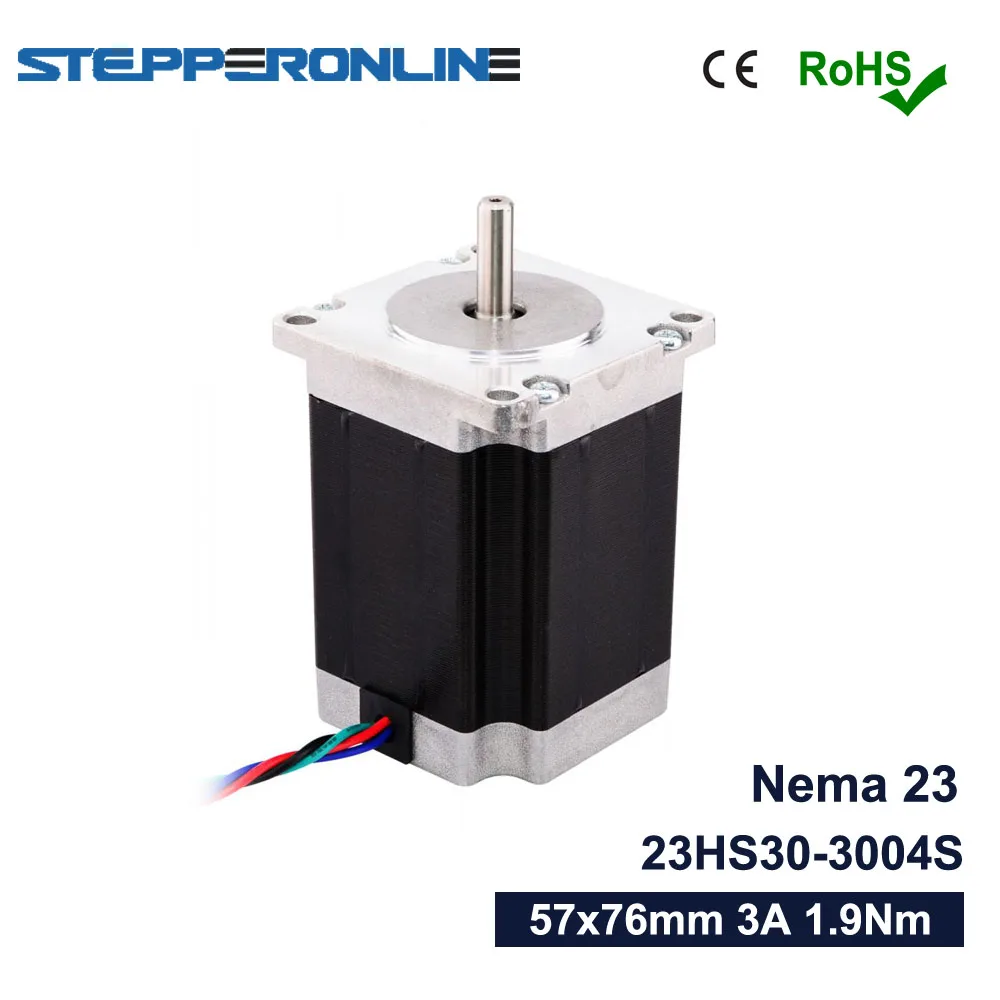 

Nema23 Stepper Motor 57 Motor 57x76mm 1.9Nm 3A Nema 23 Stepping Motor 4-lead for CNC Machine/3D Printer