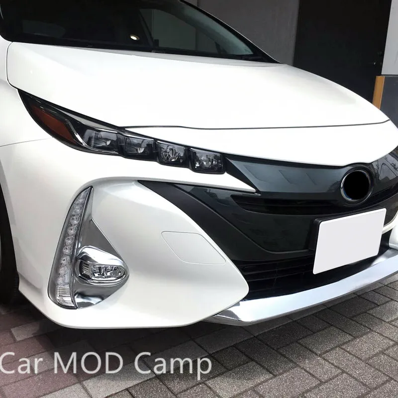 Для Toyota Prius Prime PHV 2017 2018 ABS хромиросветильник передняя противотуманная фара