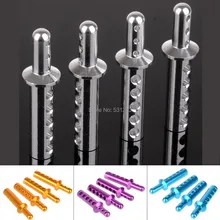 HSP 108037 188037 Silver Aluminum Body Post Mounts RC Truck 1/10 Upgrade Parts 08047 HIMOTO REDCAT RACING