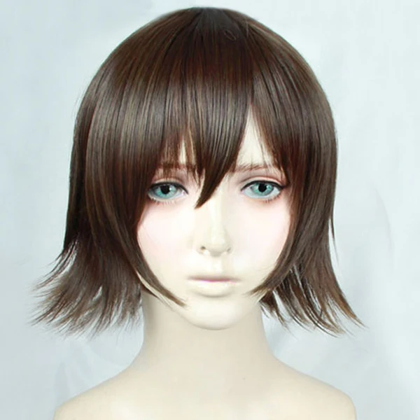 FF15 FFXV окончательная фантазия XV Iris Amicitia Короткие Смешанные коричневые волосы