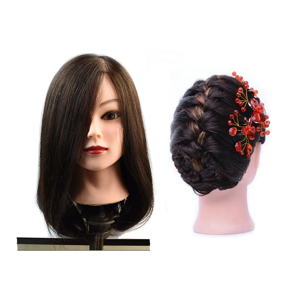 Old Street Mannequin Head With Really Human Hair For Beauty Salon
