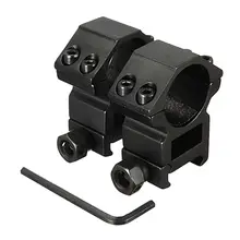 Планки крепления 2 шт./лот 25,4 мм кольцо высокий профиль, пригодный для 20 мм Уивер рейку фонарик крепления Охота Аксессуары