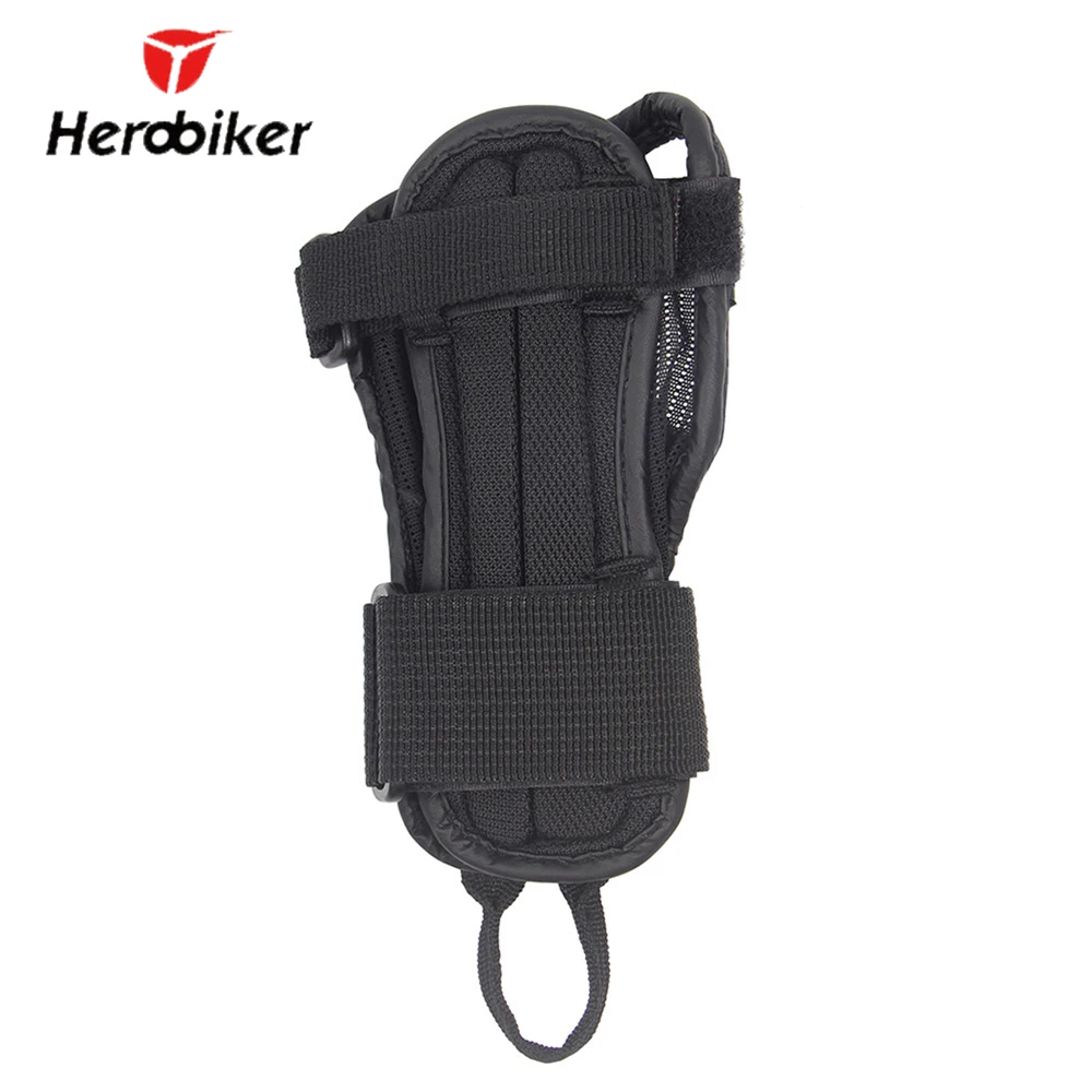 HEROBIKER защита запястья мотоциклетные перчатки для мотокросса лыжные Armguard регулируемая опора для запястья рук протектор ладони мягкие щитки