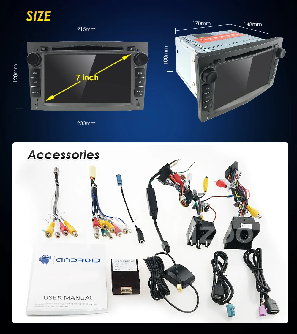 Flash Deal 4G RAM 32G ROM Octa Core Car DVD Player For Opel Astra H Vectra Corsa Zafira GPS Radio stereo 4G WIFI DVR OBD2 TPMS Free camera 5