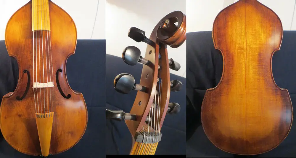 

Baroque Style SONG Brand Maestro 7 strings 25" tenor bass viola da gamba #12160