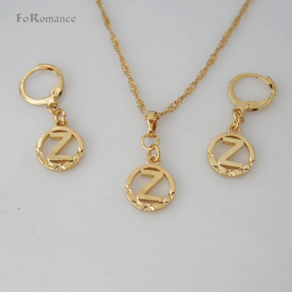 FoRomance-HIGH-QUALITY-GOLD-GP-26-LETTERS-INITIALS-FROM-U-TO-Z-CIRCLE-STAR-CARVED-PENDANT