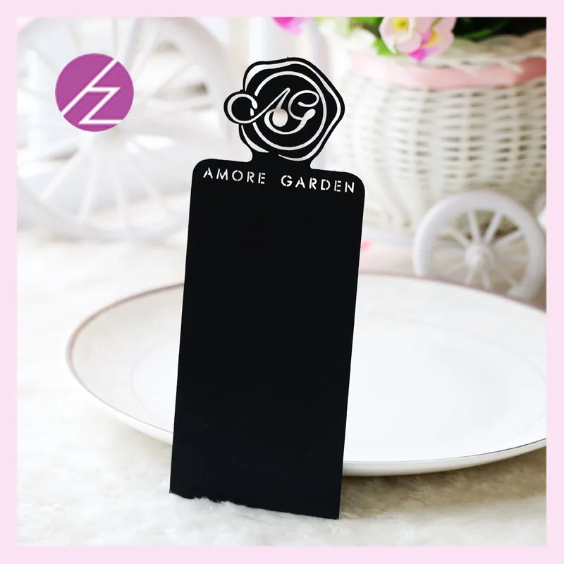 100Pcs Free shipping Laser Cut Customized pattern thicken blank Paper Bookmark Card Book Marks For children gift |