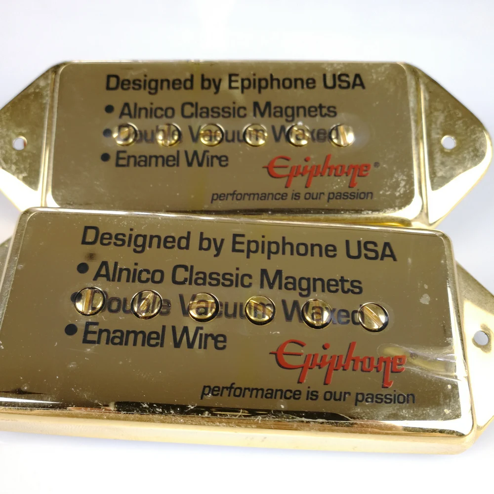 1 Set Epi Pickups Jazz Guitar Metal pickups Custom P90 Pickups Electric Guitar Humbucker Pickups Chrome Gold silver