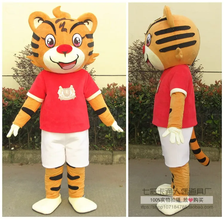 

New Tigress Tiger Mascot Costume Animal Cartoon Character Mascot Costume Halloween Party Fancy Dress Carinval Outfit Adult Size