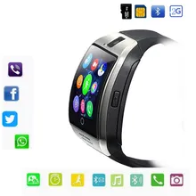 Bluetooth Relógio Inteligente Apoio Q18 2g SIM Max 8g Câmera Cartão TF Para Android apple ios Crianças Mulheres relógio Do Telefone Com Caixa de Varejo