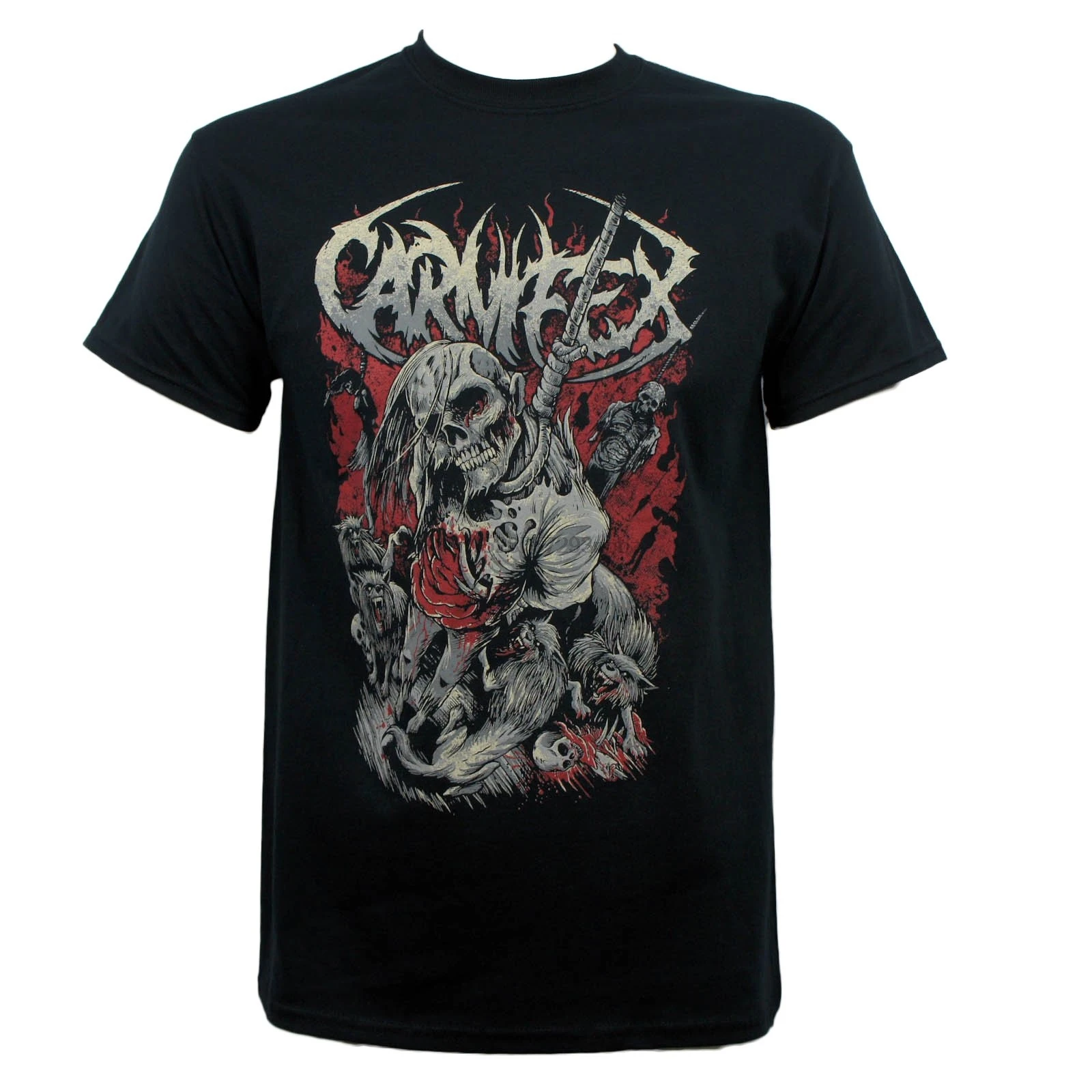 CARNIFEX группа Висячие труп и волк футболка с накладкой S | Мужская одежда