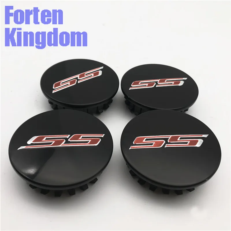 

Forten Kingdom 4 Pieces Diameter 67mm SS Logo Black Car ABS Alloy Custom Rim Hub Wheel Center Caps 19351757