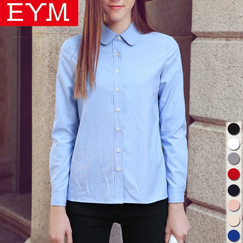 blusas oxford mujer