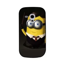 Harry Potter Custom Cute Funny Minion Plastic Hard UV Print Shell Skin Bag Case For Samsung Galaxy S3Mini