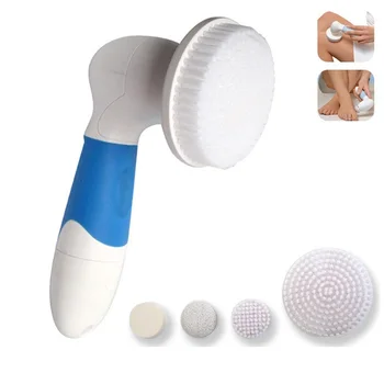 

Good Quality Rotating Brush Scrub 4 in 1 Exfoliating Facial Brush Face Care Cleaning Wash Device
