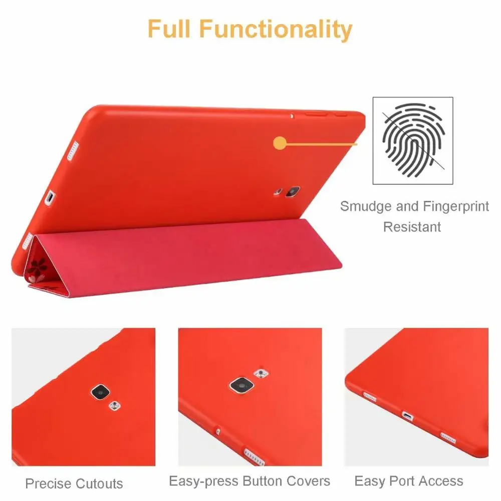 Мягкий чехол для samsung Galaxy Tab A2 10,5 T590, ударопрочный чехол из ТПУ для samsung T590 T595, защитный чехол с узором и подставкой