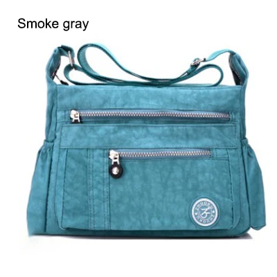 Летняя женская сумка, женские сумки, сумки через плечо для женщин, водонепроницаемая нейлоновая сумка через плечо, сумки Bolso Kiple - Цвет: Smoke gray