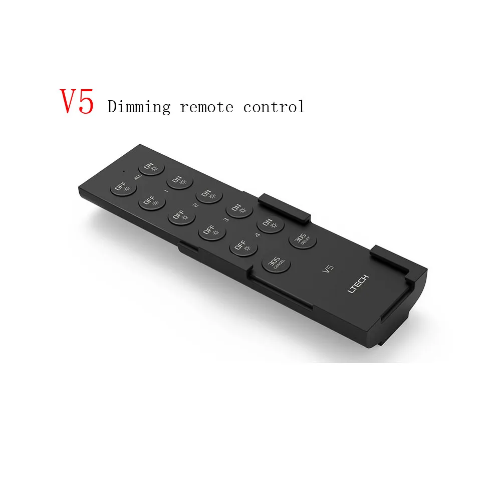 

LTECH V5 2.4G Led Dimming remote control DC3V 4 Zones control Woking Voltage