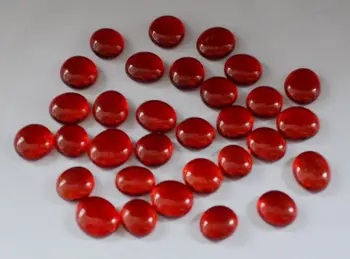 

Free shipping 100pcs/lot Medium red glass flat beads danzi glass fish tank aquarium vase glass ball marbles