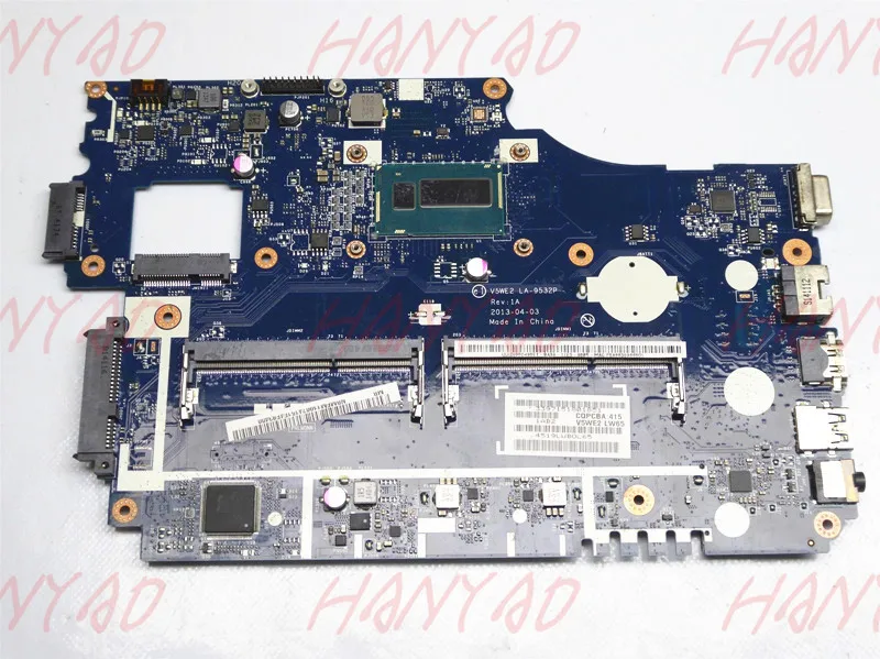 NBMFM11007 для ACER E1-572 E1-572G Материнская плата ноутбука V5WE2 LA-9532P с SR170 i5 cpu NB. MFM11.007
