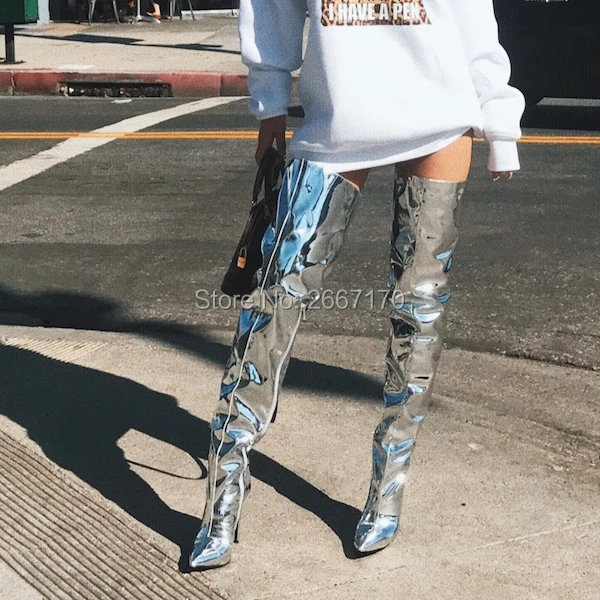 kardashian thigh high boots